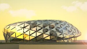 Parametric shading by solar study - Chitgar Martial Arts Complex